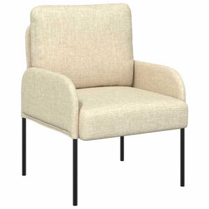 vidaXL Dīvāni ar spilvenu 55cm Krēmkrāsa Saplāksnis