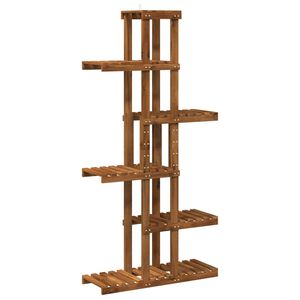 vidaXL Augu statīvs Dabiska 68 x 23,5 x 140 cm Cietā akācijas koks
