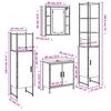 vidaXL 4-daļīgs vannasistabas skapī&scaron;u komplekts, ozolkoka krāsa