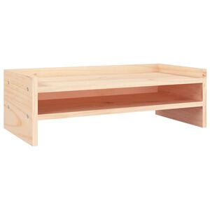 vidaXL monitora paliktnis, 50x24x16 cm, priedes masīvkoks