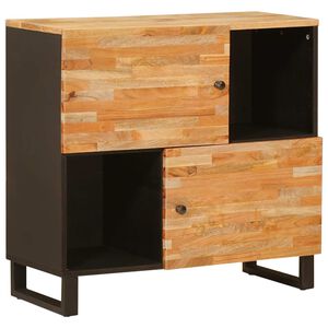 vidaXL Sānu skapis Brūna 80 x 33 x 75 cm Cieta mango koksne