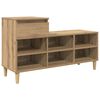 vidaXL Apavu skapis 102 x 36 x 60 cm Inženierijas koks Artisānā ozols
