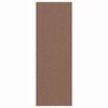 vidaXL Durvju paklājs Brūna un melna 120 x 350 cm 100% poliamīds