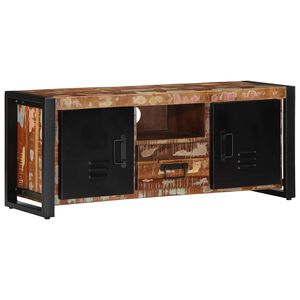 vidaXL TV skapis 100x30x40 cm Reģenerēts masīvkoks