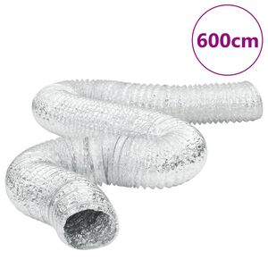 vidaXL ventilācijas kanāls, alumīnijs, 6 m, &Oslash;10 cm