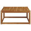 vidaXL Āra gals dīvāns Dabiska 115 x 83 x 73 cm Cietā akācijas koks