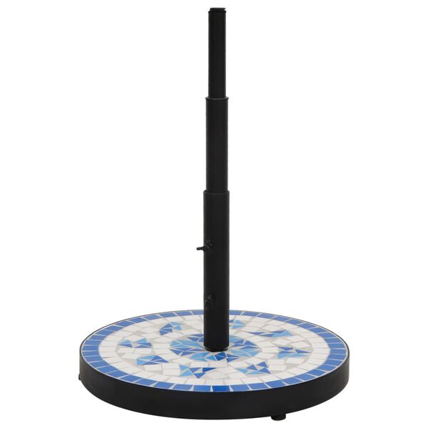 vidaXL saulessarga pamatne, apaļa, baltu un balta, 12 kg