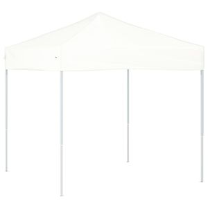 vidaXL svinību nojume, saliekama, balta, 2x2 m