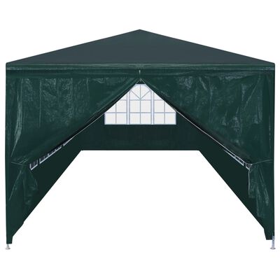 vidaXL svinību telts, zaļa, 3x9 m