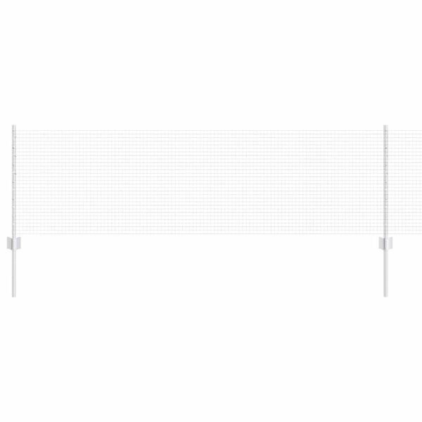 vidaXL Žogs ar stabu Sudraba 0,6 x 100 m Tērauds