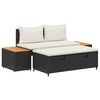 vidaXL Āra dīvānu komplekts 4 -Seater 4 gab. 55 x 30 x 39 cm