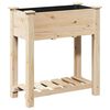 vidaXL Dārza stādītājs Bē&scaron;a 71 x 37 x 76,5 cm Masīvs egle koks