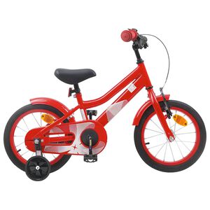 vidaXL Bērnu Velosipēds 16 Collas no 4-6 gadiem Sarkana