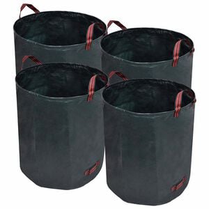 vidaXL Dārza Atkritumu Maisi 4 gab, 272 L, 150 g/m2, Zaļi