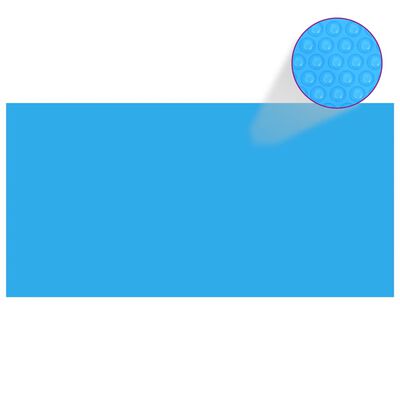 vidaXL baseina pārklājs, 600x300 cm, PE, zils