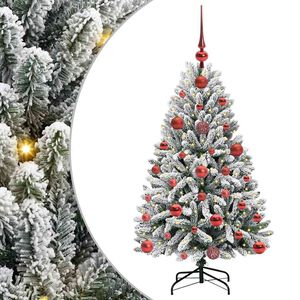 vidaXL Mākslīgā Ziemassvētku eglīte 120 cm 150 LED Silti balts