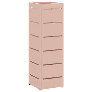 vidaXL Lietus lietussarga statīvs Rozā 15,5 x 15,5 x 49 cm Tērauds