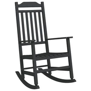 vidaXL &Scaron;ūpuļkrēsls Melna 84 x 65 x 114 cm Sveķi