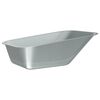 vidaXL Klausī indgredien&scaron;u nomaiņa Sudraba 88 x 60 x 32 cm Tērauds