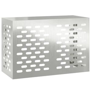 vidaXL Gaisa kondicioniera pārsegs Sudraba 90 x 40 x 60 cm