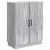 vidaXL Puse Pelēks Sonoma ozols 66 x 34,5 x 87 cm Inženierijas koks