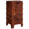 vidaXL Uguns bedre Rūsa 47 x 38 x 75 cm Novecināts tērauds