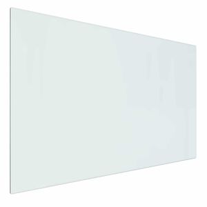 vidaXL Kamīna stikla plāksne Caurspīdīgs 80 x 50 cm Stikls