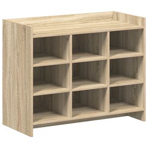 vidaXL Apavu skapis Sonomas ozols 85 x 39,5 x 70 cm Inženierijas koks