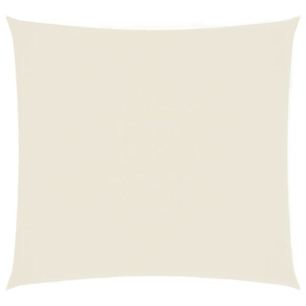 vidaXL saulessargs, 4,5x4,5 m, kvadrāta forma, krēmkrāsas audums