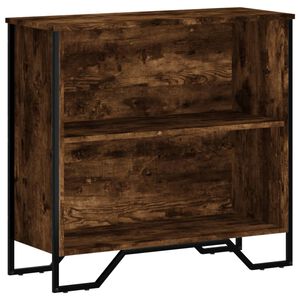 vidaXL grāmatplaukts, ozola krāsa, 80x31x74,5 cm, inženierijas koks