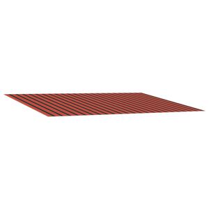 vidaXL Markīzes rezerves audums oranža un brūna 600 &times; 350 cm