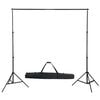 vidaXL fotostudijas komplekts &ndash; gaismas, fons, reflektori