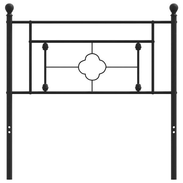vidaXL rezerves galvgalis, metāls, melns, 90 cm
