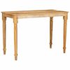 vidaXL Kafijas galdiņ&scaron; Brūna 110 x 55 x 77 cm Cieta mango koksne