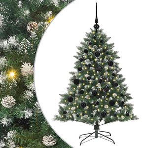 vidaXL Mākslīgā Ziemassvētku eglīte Zaļa 120 cm