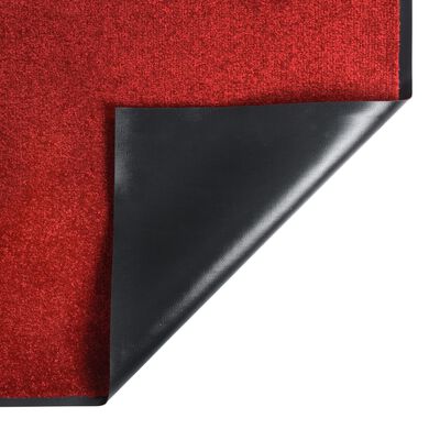 vidaXL durvju paklājs, sarkans, 40x60 cm