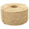 vidaXL virve, 6 mm, 100 m, 100% sizals