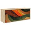 vidaXL Sienā montējams TV skapis BONN 102 x 33 x 40 cm Sonomas ozols