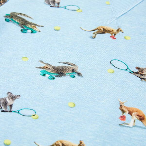 Bērnu džemperis, maigi zils, 116