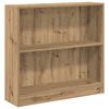 vidaXL grāmatu plaukts, koka krāsa, 80x24x76 cm, inženierijas koks