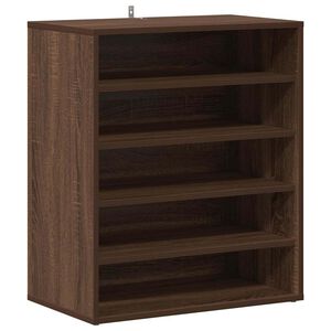vidaXL Apavu skapji 60 x 35 x 70 cm Brūns ozols 6 nodalījumi apaviem