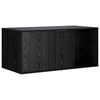 vidaXL Kaķu būris Melns ozols 100 x 49 x 45 cm Inženierijas koks