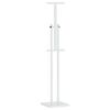 vidaXL Izstāžu stendi Balts 26,5 x 26,5 x 150 cm Tērauds
