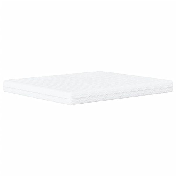 vidaXL putu matracis, balts, 200x220 cm, cietība H2, H3
