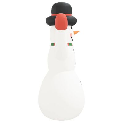 vidaXL piepūšams sniegavīrs, LED, 455 cm