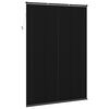vidaXL Venēcijas žalūzija Regulējams Melns 213 x 160 cm PVC