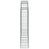 vidaXL arkveida gabiona grozi, 10gb., 200x30x140/160cm, cinkota dzelzs