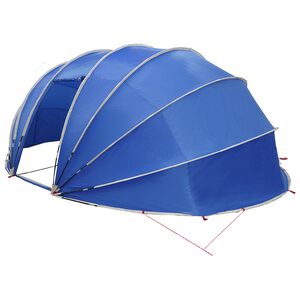 vidaXL Baseina telts kupola 538 x 440 x 204 cm Zilā krāsa