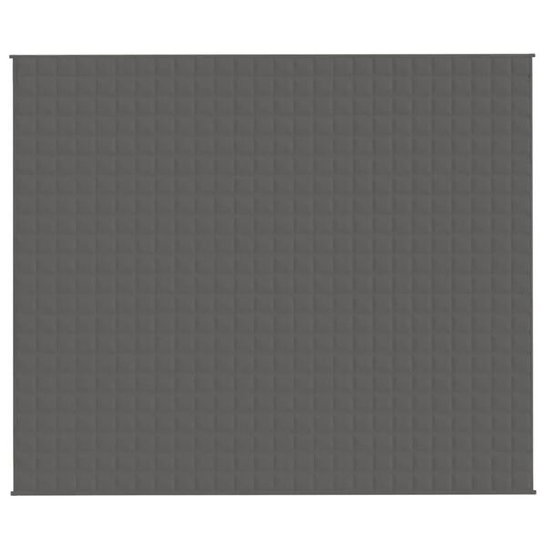 vidaXL smaguma sega, pelēka, 220x260 cm, 15 kg, audums