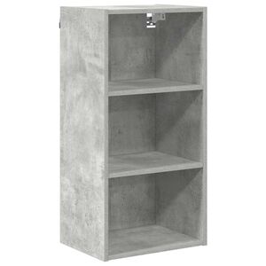 vidaXL Piekarams skapītis Betona pelēks 40 x 29,5 x 80 cm